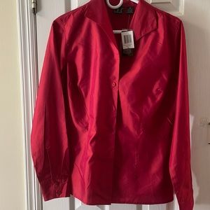 Tomato Red I.N.C. Women’s dress blouse.